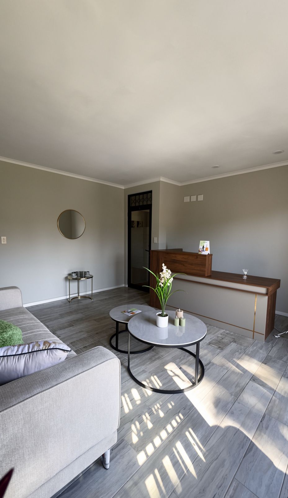 Reception and waiting area